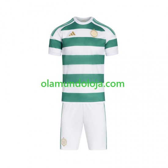 Camisola Celtic FC Criança Equipamento Primeiro 2026-2027 Manga Curta